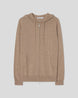 Royal Kashmir Zip Hoodie - Taupe