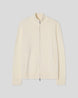 Cashfeel Merino Zip Cardigan - Off White