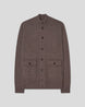 Bomber Cardigan - Brun