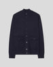 Bomber Cardigan - Marinblå