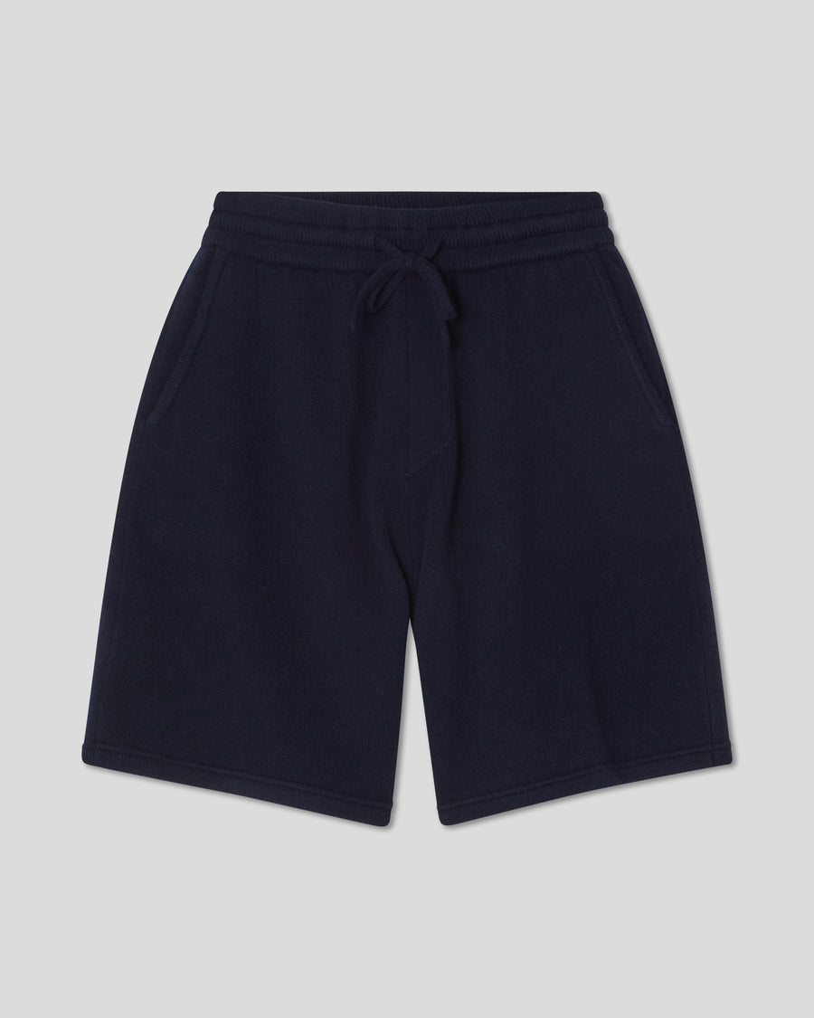 Cashmere Shorts - Navy