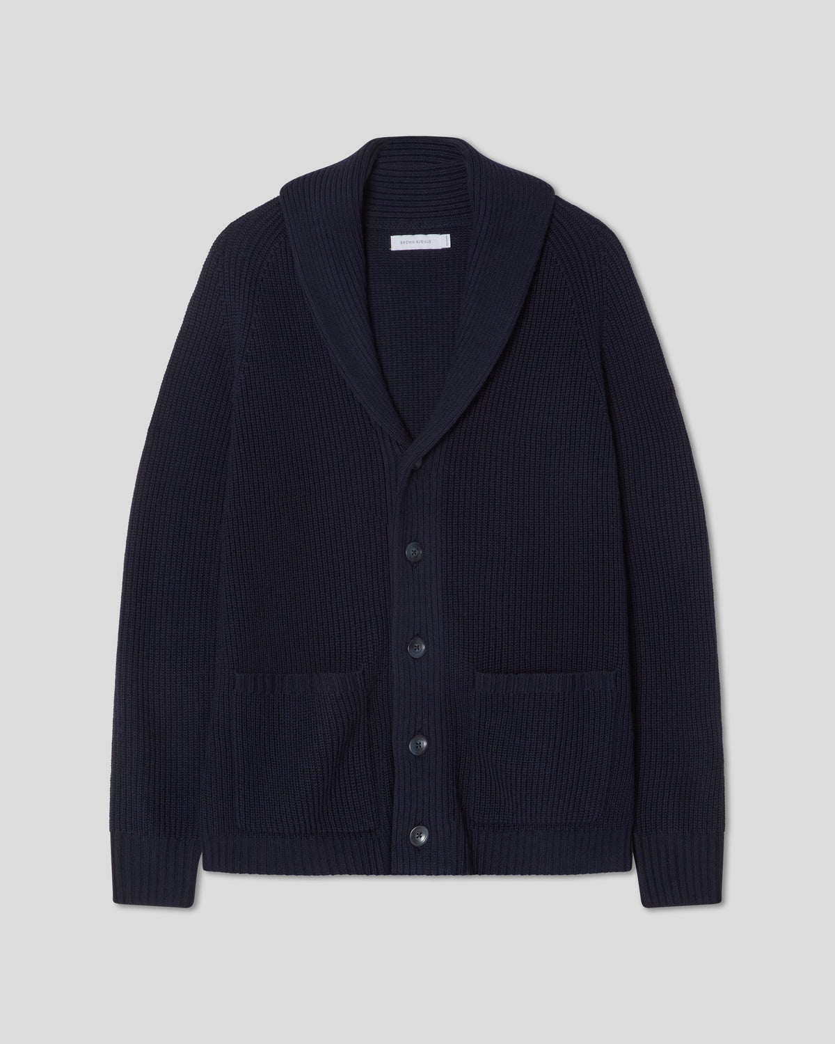 Shawl Cardigan - Marinblå