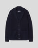 Shawl Cardigan - Marinblå