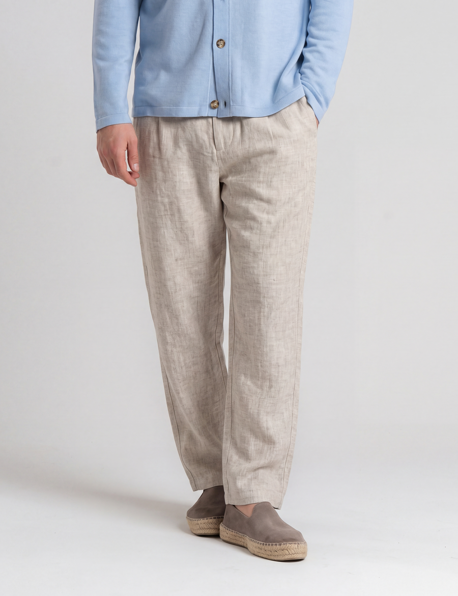 Linen Pants - Sand