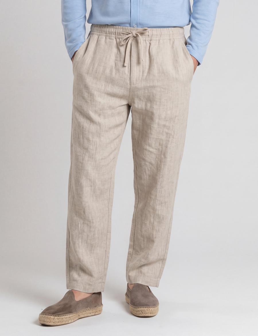 Linen Pants - Sand