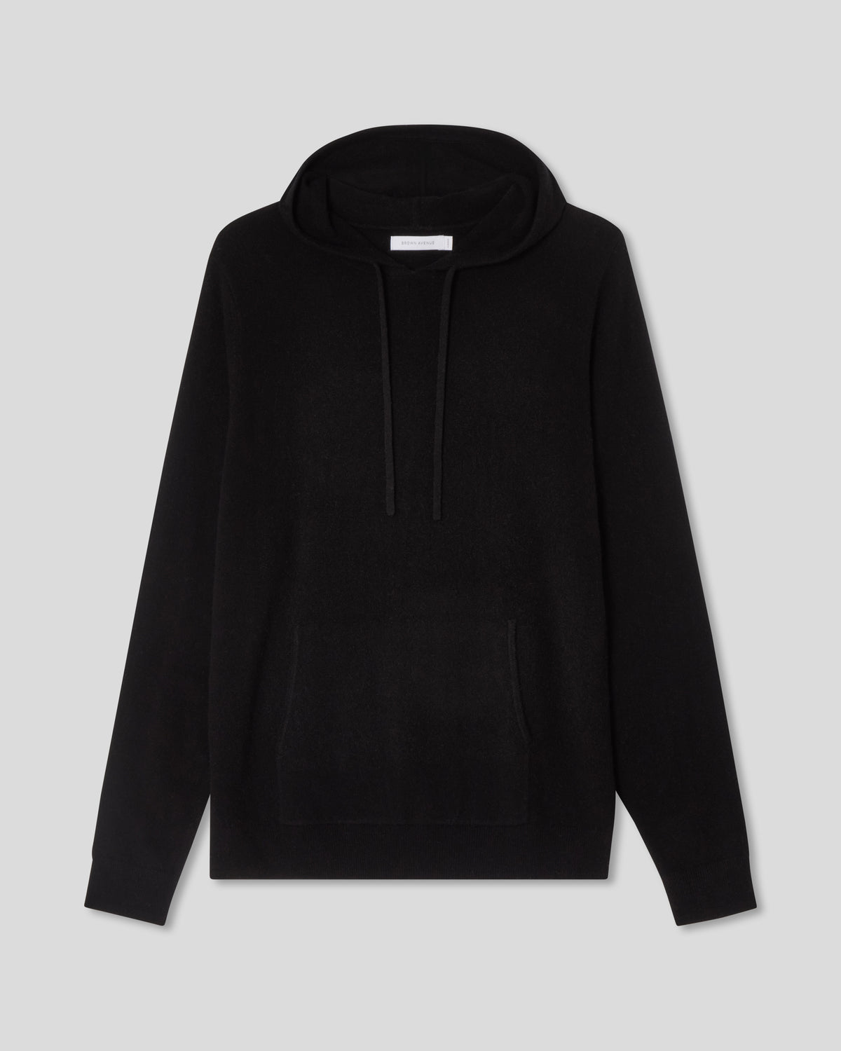 Ull Kashmir Hoodie - Svart