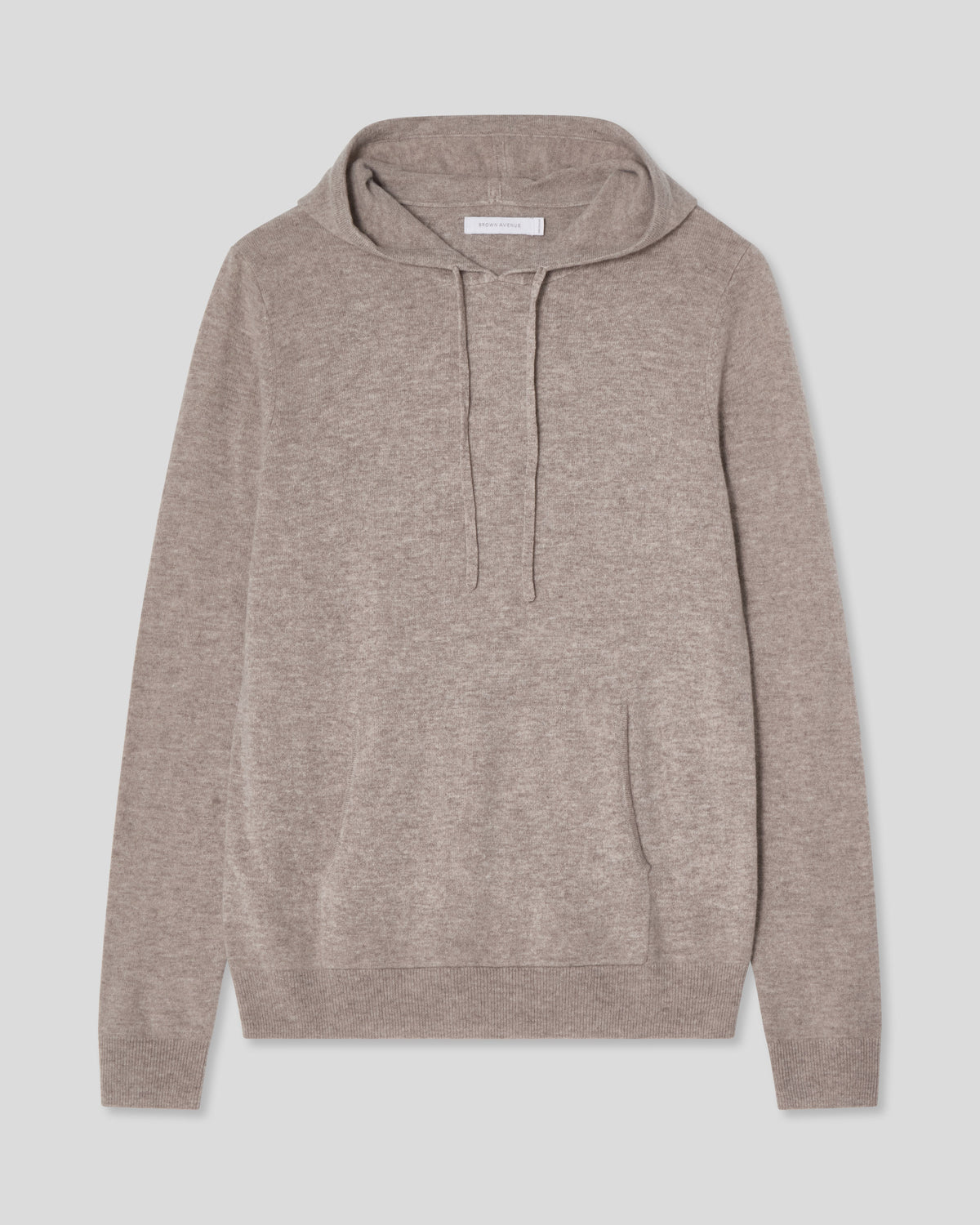 Ull Kashmir Hoodie - Taupe
