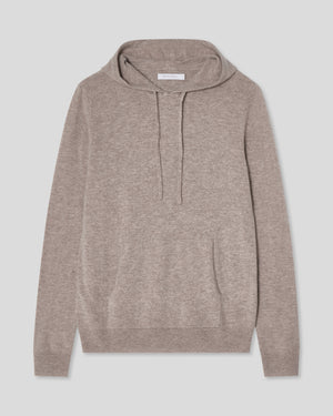Ull Kashmir Hoodie - Taupe