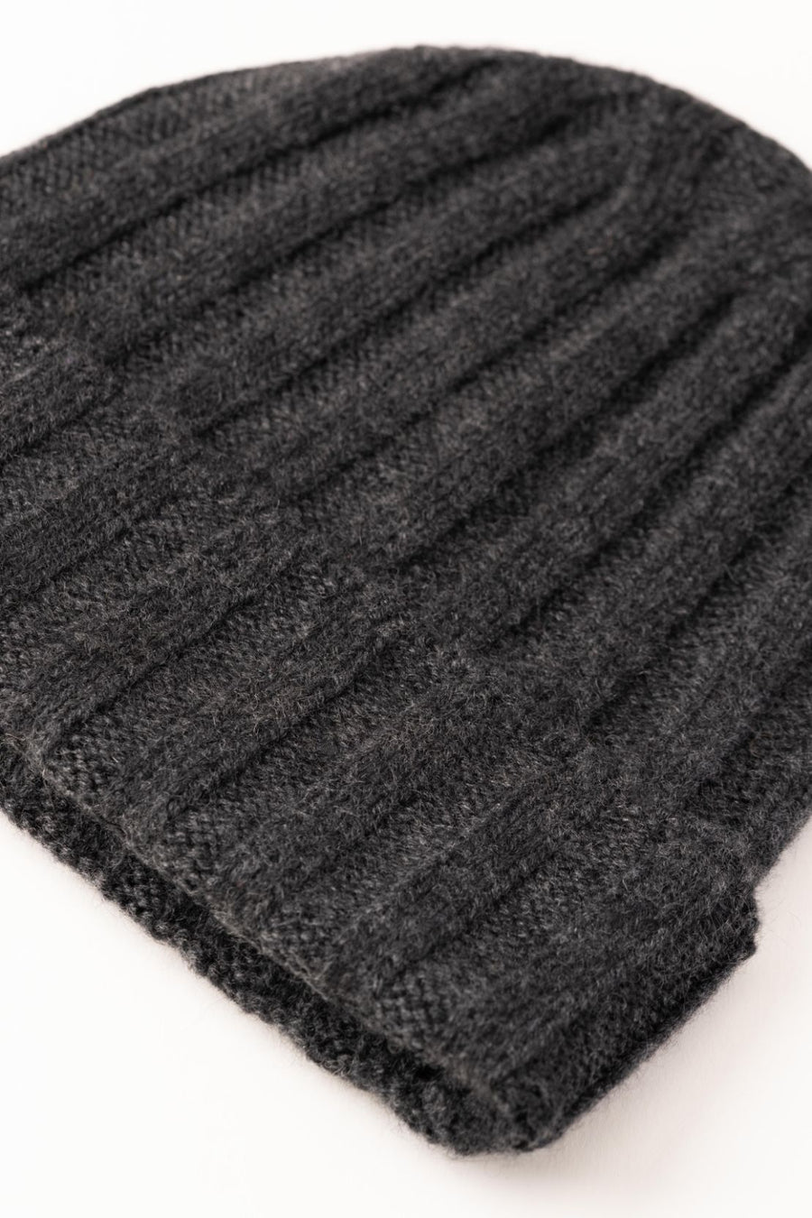 Cashmere Beanie - Charcoal