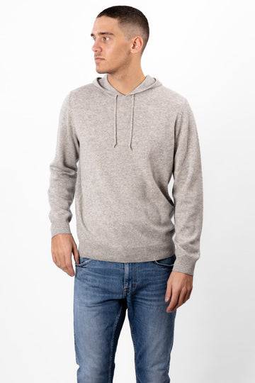 Cashmere Hoodie - Silver Grey